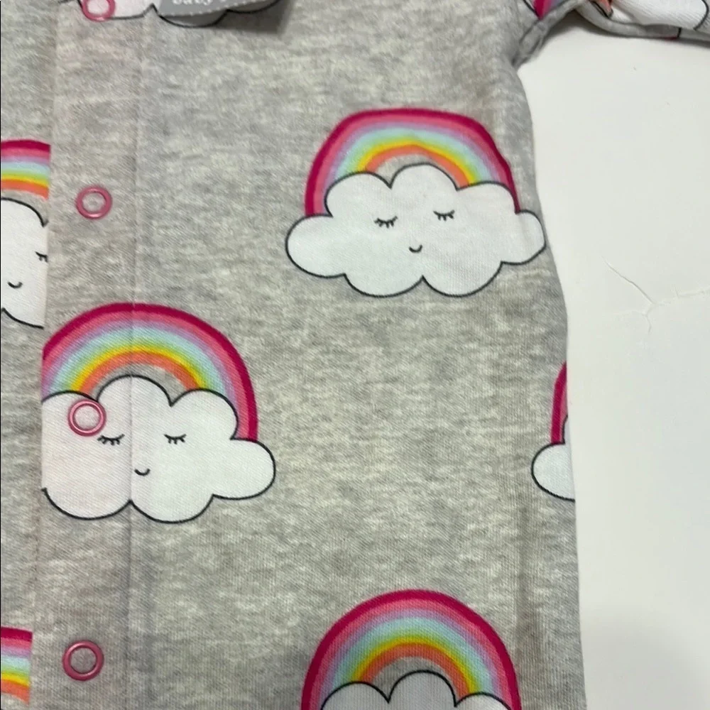 Bundles baby place Gray and Pink Footie One Piece